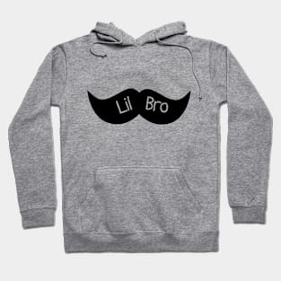 Lil Bro Mustache Hoodie